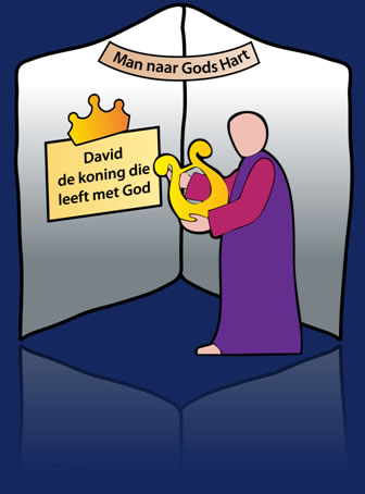 David, koning die leeft met God
